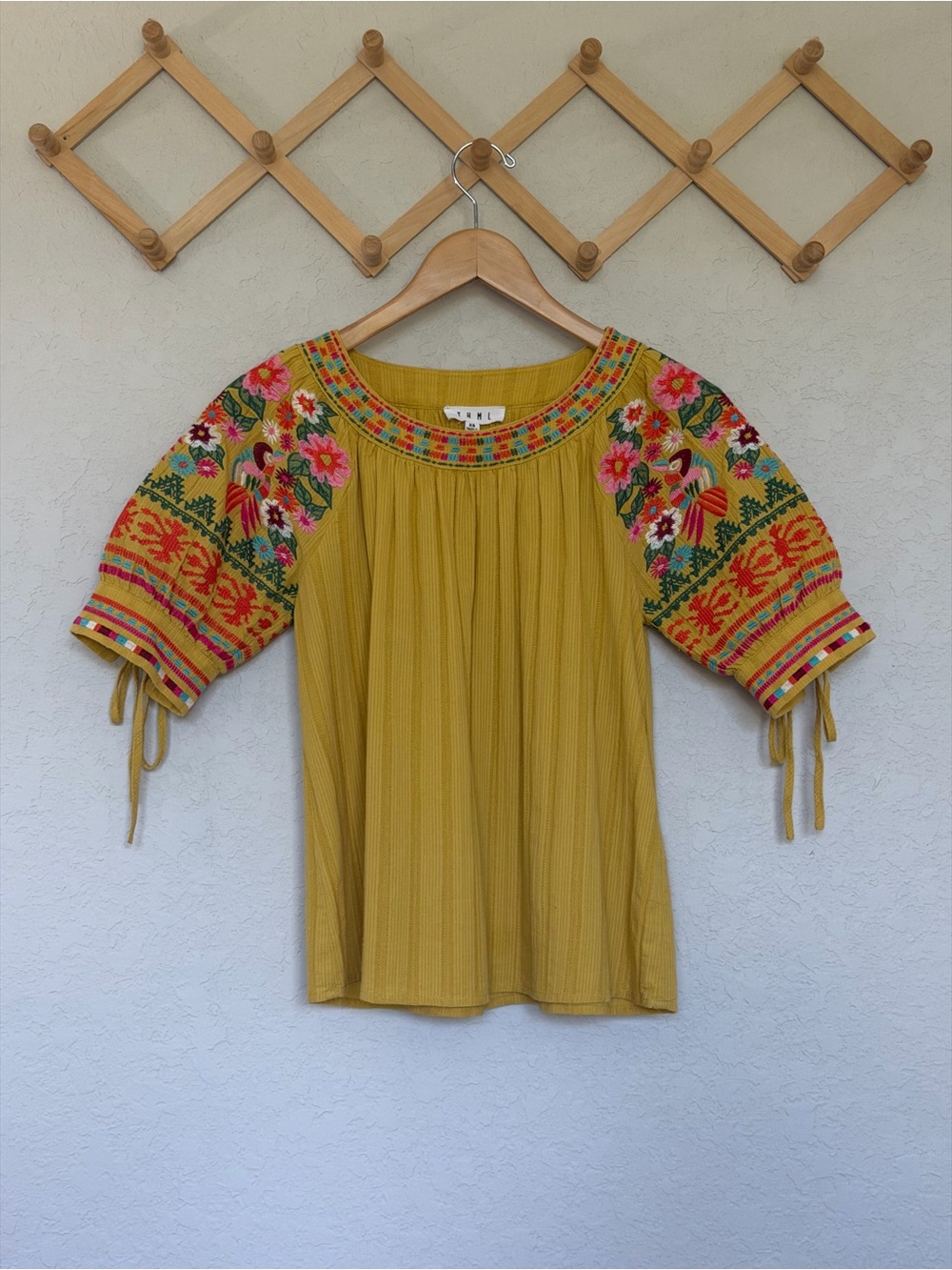 THML Embroidered Pheasant Top